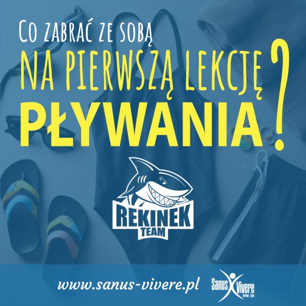 Co zabrać ze sobą na pierwszą lekcję pływania
